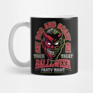 Halloween - Devil Illustration Mug